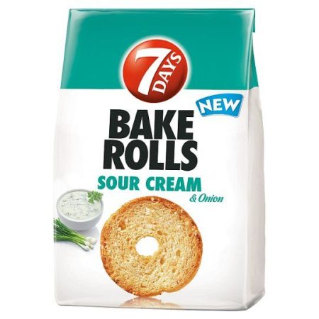 7 Days Bake Rolls Hagymás-Tejfölös 80g