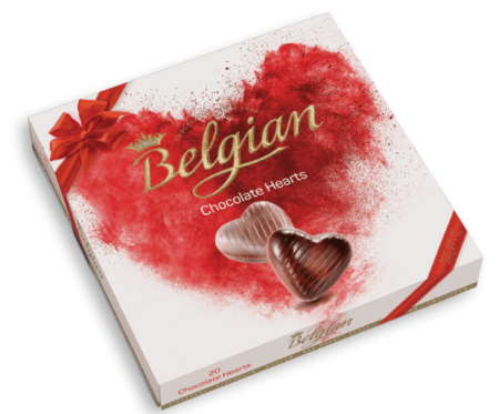 Belgian Hearts Hazelnut Desszert 200G