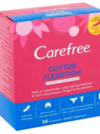 Carefree Tisztasági Betét Cotton Flexiform Fresh 56Db
