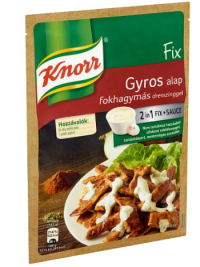 Knorr Gyros Rafinéria Alap fokhagymás öntettel 40g