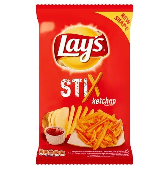 Lays Chips 70 G Ketchup Stix 3D