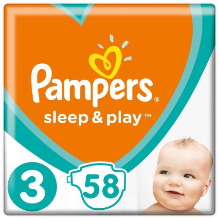 Pampers Sleep&Play Pelenka Midi 6-10Kg 58Db