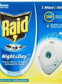 Raid Night&Day Elektromos Légy-És Szúnyogirtó Korong Utántöltő 1Db