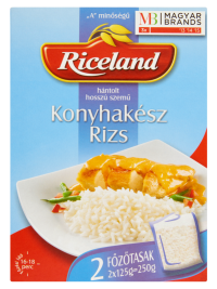 Riceland Főzőtasakos Konyhakész Rizs 2X125G