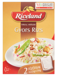 Riceland Gyors Rizs Előfőzött 2X125G