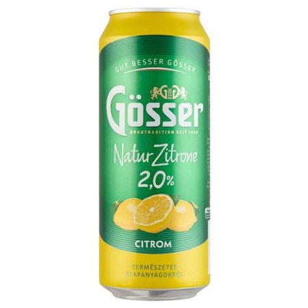 Gösser Natur Zitrone 2% 0