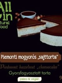 All in Natural food Piemonti mogyorókrémes torta (900 g)