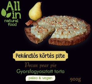 All in Natural food Pekándiós körtés pite (900 g)