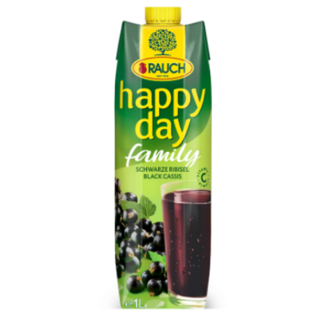 Rauch Happy Day Family Feketeribizli 35% 1L