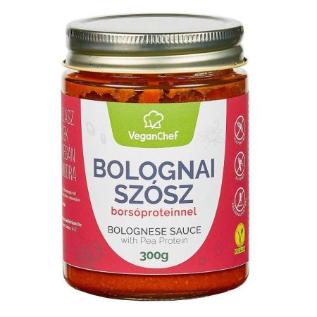 Veganchef Bolognai szósz borsóproteinnel 300 g