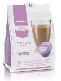 Gimoka kapszula Dolce Gusto kompatibilis Caffe Latte 16 db
