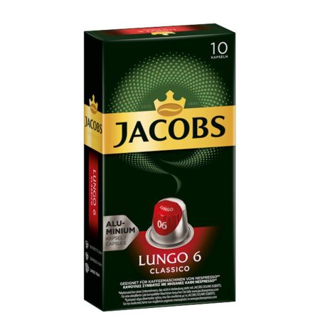 Jacobs NCC Lungo Classico kapszula 10db  52g