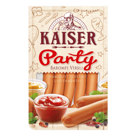 Kaiser party baromfi virsli 500g