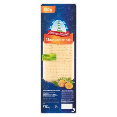 Ammerland szeletelt Maasdamer sajt 500g
