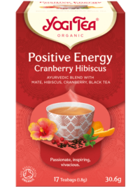 YOGI TEA® Pozitív Energia Bio tea tőzegáfonyával és hibiszkusszal
