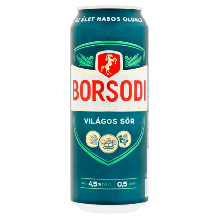 Borsodi világos sör 0