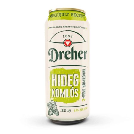 Dreher Hidegkomlós világos sör 4