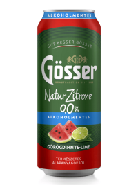 Gösser NaturZitrone alkoholmentes sörital Dinnye-Lime 0