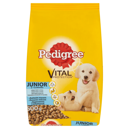 Pedigree Junior csirke száraztáp 500g