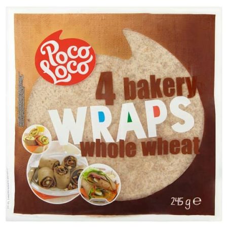 Poco Loco Teljes kiörlésű tortilla 245g