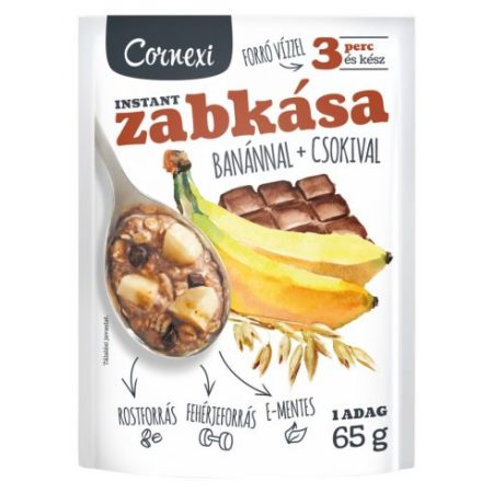 Cornexi Zabkása 65g Banános-csokis