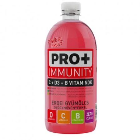 Power Fruit Pro+ Immunity 750ml Erdei Gyümölcs gyógynövényekkel D