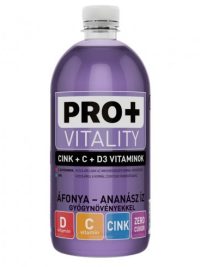 Power Fruit Pro+ Vitality 750ml Áfonya-Ananász gyógynövényekkel