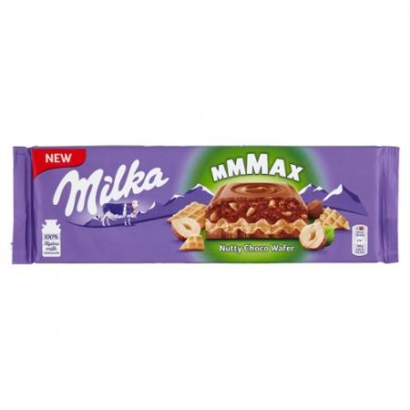 Milka Choco Wafer kakaós krémmel töltött ostya alpesi tejcsokoládéval mártva