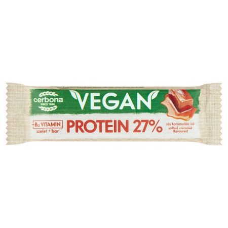Cerbona Vegán sós-karamellás szelet +protein 40g
