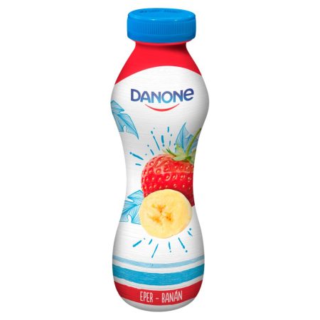 Danone eper-banán ivójoghurt 290g