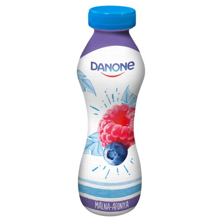 Danone málna-áfonya ivójoghurt 290g