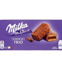 Milka Choco Trio kakaós krémmel töltött piskóta