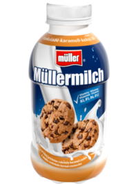 Müller Müllermilch csokis-karamellás-keksz ízû tejital 400g/379ml