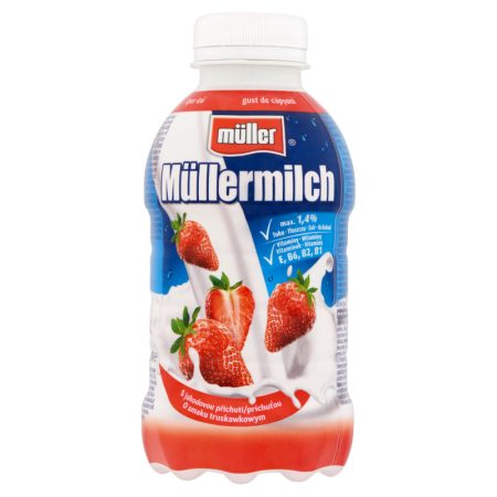 Müller Müllermilch eper tejital 400g/380ml