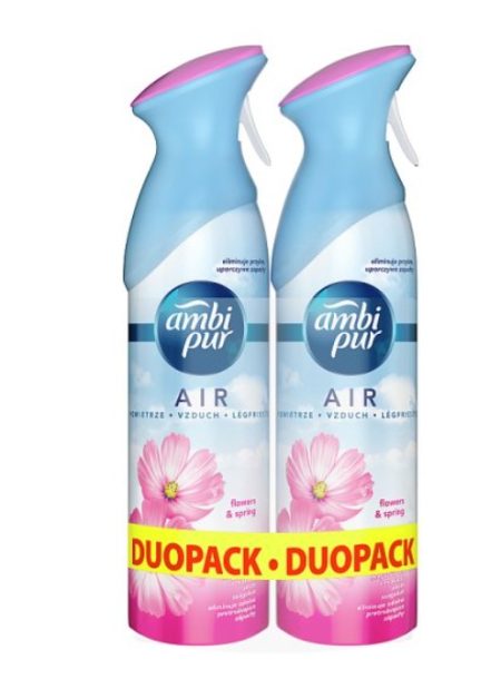 Ambipur aerosol 2x300ml Flowers&Spring