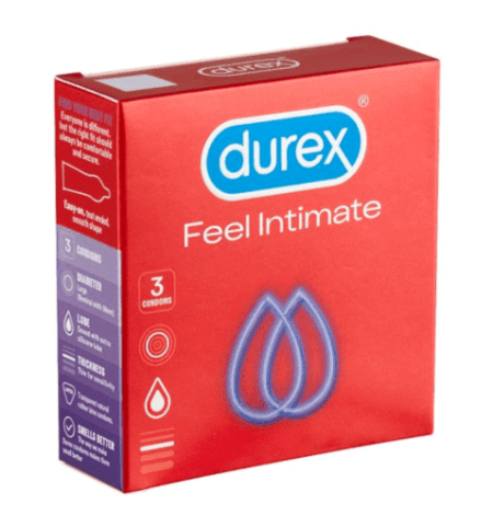 Durex óvszer 3db Feel Intimate