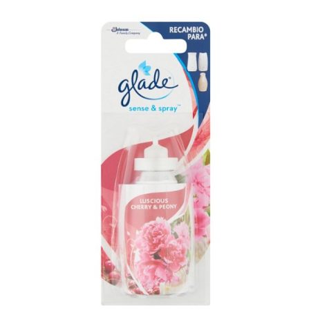 Glade Sense & Spray automata légfrissítõ utántöltõ 18 ml Zamatos cseresznye & Bazsarózsa