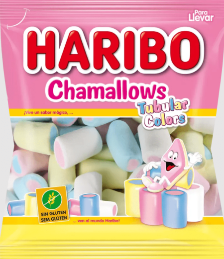 Haribo Chamallows Tubular Colors 90g