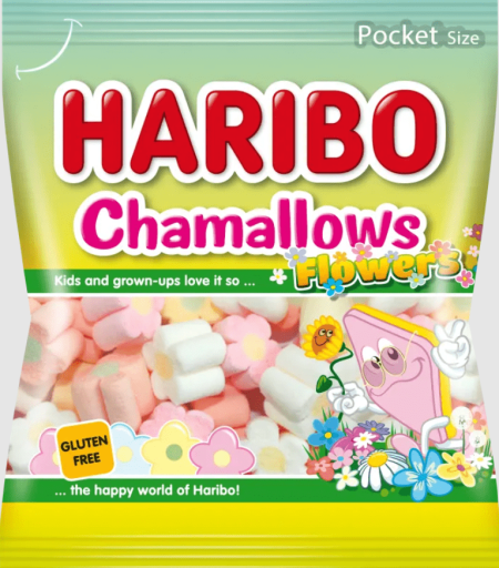 Haribo Chamallow Flowers Pillecukor 100g