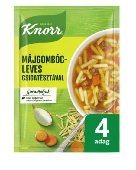 Knorr Májgombócleves csigatésztával 58g