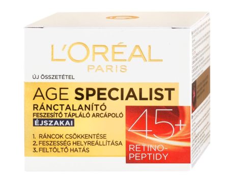 L'Oréal Age Specialist 45+ éjszakai arckrém 50ml