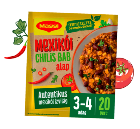 Maggi Mexikói chilis bab alap 48g