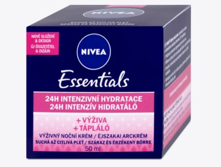 Nivea Aqua Effect Essentials gazdagon regeneráló éjszakai arckrém 50ml