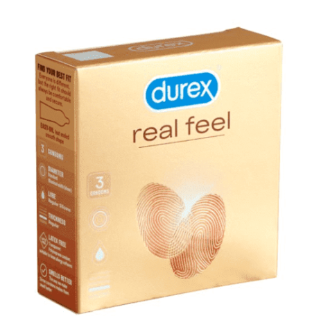 Durex óvszer 3db Real Feel