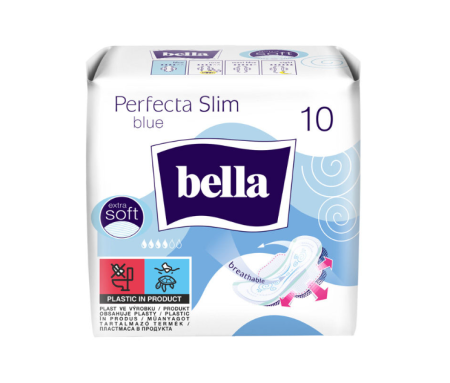 Bella Perfecta Slim blue egészségügyi betét 10db