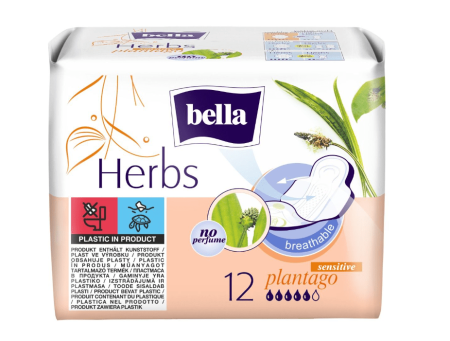 Bella Herbs sensitive plantago egészségügyi betét