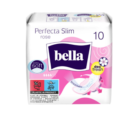 Bella Perfecta Slim rose egészségügyi betét 10db