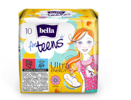 Bella For Teens Ultra energy egészségügyi betét 10db