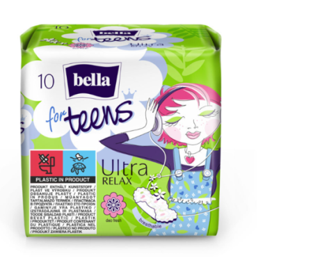 Bella For Teens Ultra relax egészségügyi betét 10db