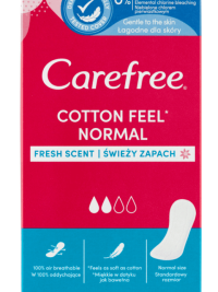 Carefree tisztasági betét Cotton Feel normal fresh 34db